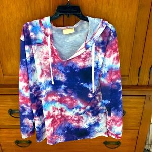 Tie-Dye lightweight hoodie